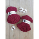 Bobbiny Premium 5 mm Flechtkordeln in Wine Red