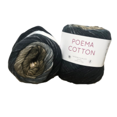 Poema Cotton Farbverlauf schwarz