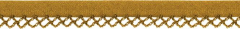 Schrägband mit Häkelkante 12mm senf