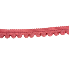 Pomponborte 12mm rosa