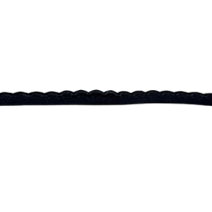 Elastic-Abschlusslitze 10mm schwarz