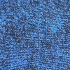 French Terry - Jeans Optik azurblau