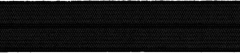 Einfassband elastisch 20mm schwarz