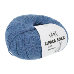 Alpaca Soxx 4 Ply blau melange (Fb.020)