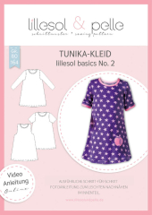Lillesol & Pelle Papierschnittmuster Kinder No. 2 Tunika-Kleid  • Gr. 80 - 164