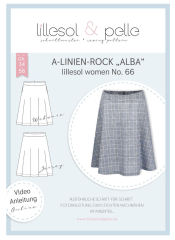 Lillesol & Pelle Papierschnittmuster DAMEN No. 66 A-Linien-Rock Alba   • Gr. 34 - 58