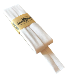 Jersey-Schrägband gefalzt 40/20mm weiß (fb.300)