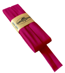 Jersey-Schrägband gefalzt 40/20mm dunkelpink (fb.917)
