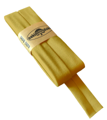 Jersey-Schrägband gefalzt 40/20mm senfgelb (fb.032)