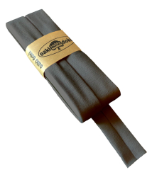 Jersey-Schrägband gefalzt 40/20mm dunkelgrau (fb.115)