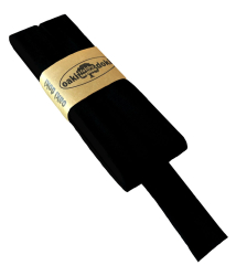 Jersey-Schrägband gefalzt 40/20mm schwarz (fb.100)