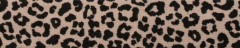 Jersey-Schrägband Leopard gefalzt 40/20mm schwarz-creme (fb.3003)