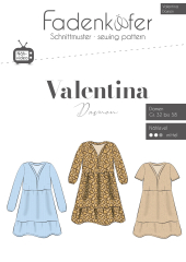 Fadenkäfer Papierschnittmuster Kleid Valentina DAMEN  • Gr. 32 - 58