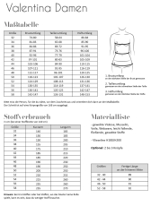 Fadenkäfer Papierschnittmuster Kleid Valentina DAMEN  • Gr. 32 - 58