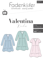 Fadenkäfer Papierschnittmuster Kleid Valentina Kinder  •  Gr. 74 - 164