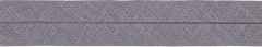 Baumwoll-Schrägband gefalzt 40/20 (Fb. 02 grau)