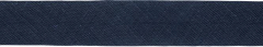 Baumwoll-Schrägband gefalzt 40/20 (Fb. 211 nachtblau)