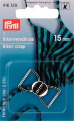 Bikiniverschluss 15mm silber
