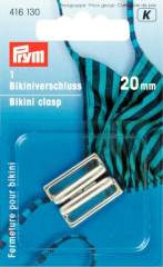 Bikiniverschluss 20mm silber