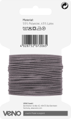 Veno Kordel Elastic 1mm grau