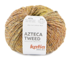 Azteca Tweed camel, grün, gelborange (Fb. 305)