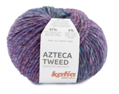 Azteca Tweed lila, minttürkis, orange (Fb. 304)