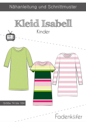 Fadenkäfer Papierschnittmuster Kleid Isabell Kinder  • Gr. 74 - 164