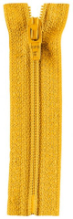 Reißverschluss gelb 10cm - nicht teilbar