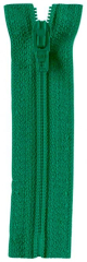 Reißverschluss waldgrün 18cm - nicht teilbar
