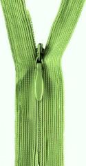 Reißverschluss apfelgrün 25cm - nahtverdeckt, nicht teilbar