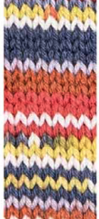 Baby Jacquard - Fb. 89 - orange/violett/dunkelblau