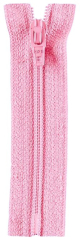 Reißverschluss rosa 15cm - nicht teilbar