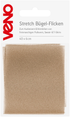 Stretch Bügel-Flicken 40x6cm - beige