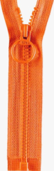 Reißverschluss orange 25cm - teilbar