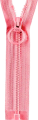 Reißverschluss rosa 25cm - teilbar