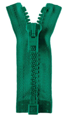 Reißverschluss waldgrün 30cm - teilbar