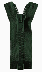 Reißverschluss dunkelgrün 35cm - teilbar