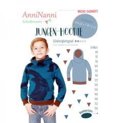 AnniNanni - Papierschnittmuster - Hoodie - Jungen