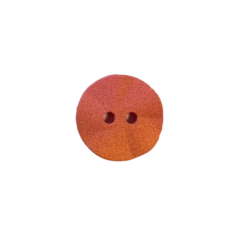 Kunststoffknopf 15mm 2 Loch rosa, orange