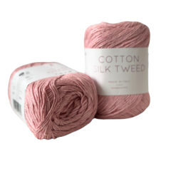Cotton Silk Tweed - rosa