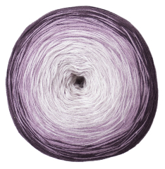 Woolly Hugs BOBBEL cotton 200g  (Fb.22 - lila/flieder/weiß)