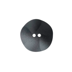 Kunststoffknopf 30mm 2 Loch grau, schwarz