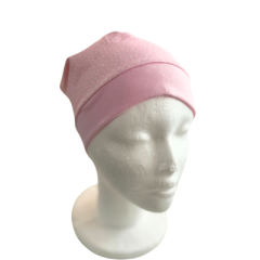 Beanie Sommermütze rosa Punkte Gr. S