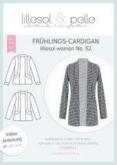 Lillesol & Pelle Papierschnittmuster lillesol women No.52 Frühlings-Cardigan • Gr. 34-50