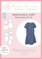 Lillesol & Pelle Papierschnittmuster basics No.62 Jerseykleid & Shirt  • Gr. 80 - 164