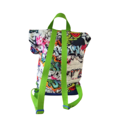 Kinderrucksack Grafitti / Frosch