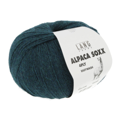 Alpaca Soxx 4 Ply dunkles petrol melange (Fb.188)