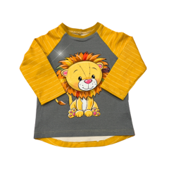 Langarmshirt - Tiger - Gr. 74