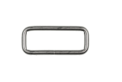 Rechteck-Ring 25mm silber (2 Stck. in SB-Karte)