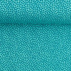 Dotty Baumwolle 2 mm Punkte Petrol/mint